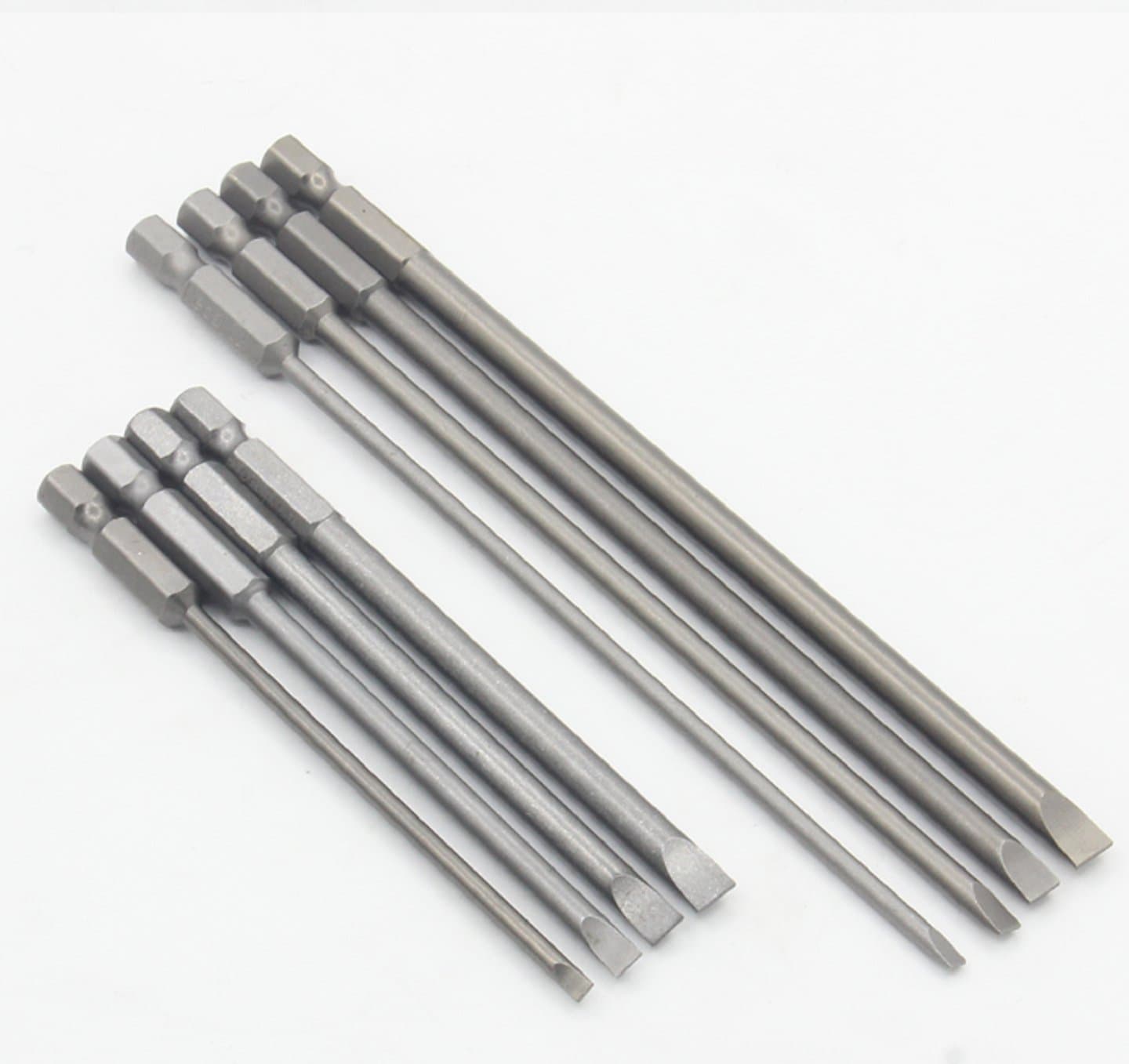 100mm Flat Head  Screwdrivers Bits  3mm 4mm 5mm 6mm — image 1