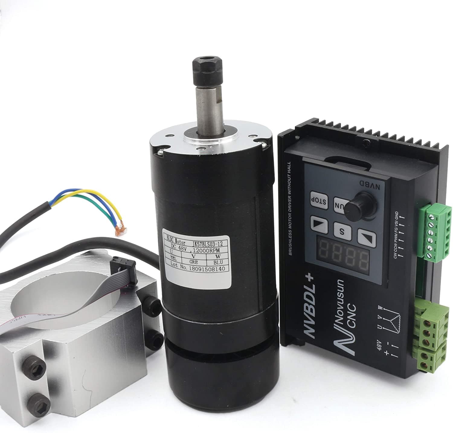 Kit CNC Spindle, 500W, ER11, DC48V, 12000RPM — image 1