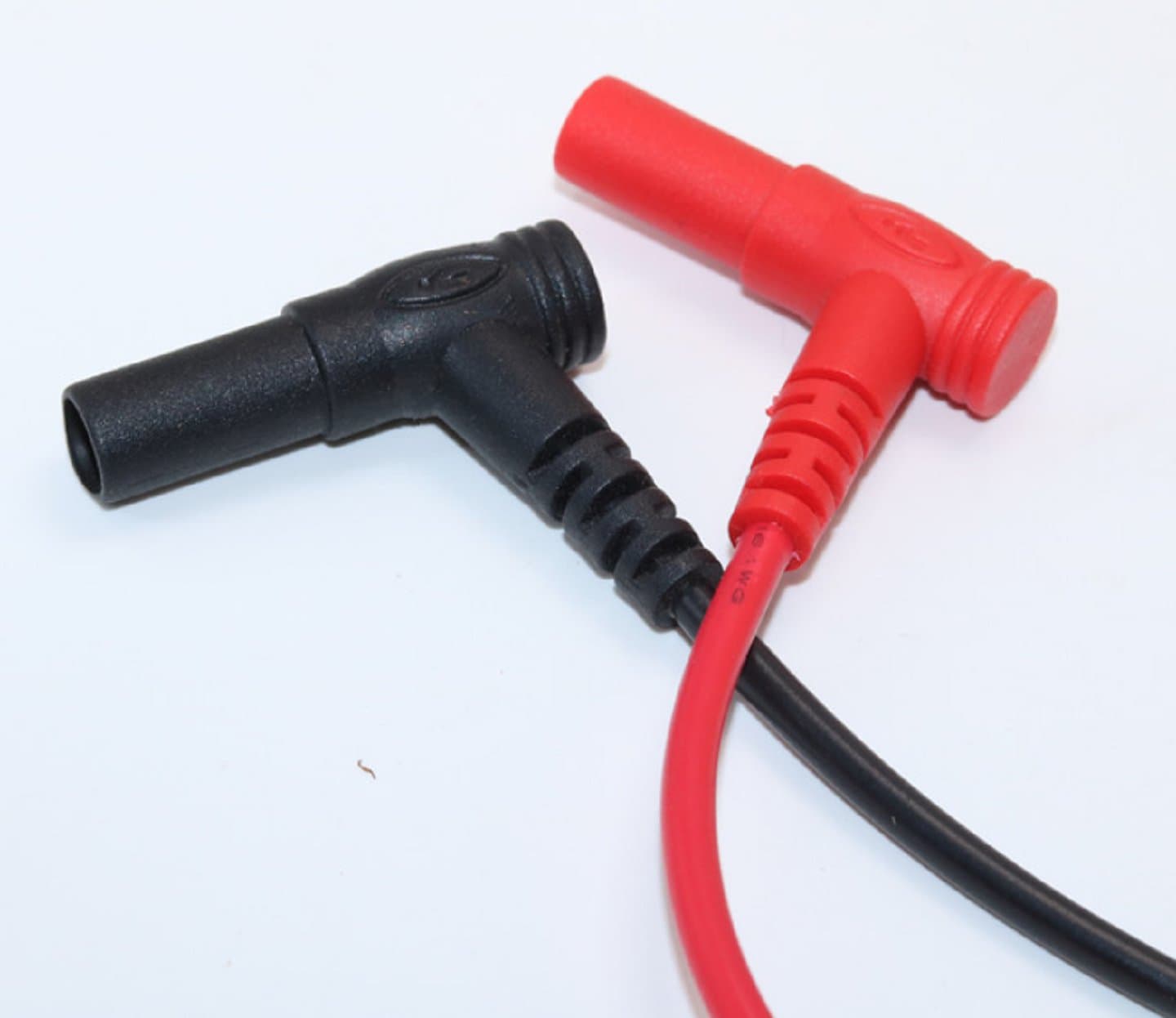 2pcs 4mm Banana Plug to Alligator Clip Test Cable — image 1