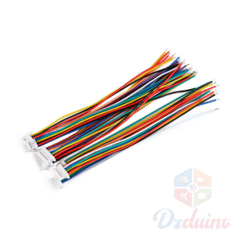 Wire Cable  SH1.0 JST 8 Pin single head 10cm — image 1