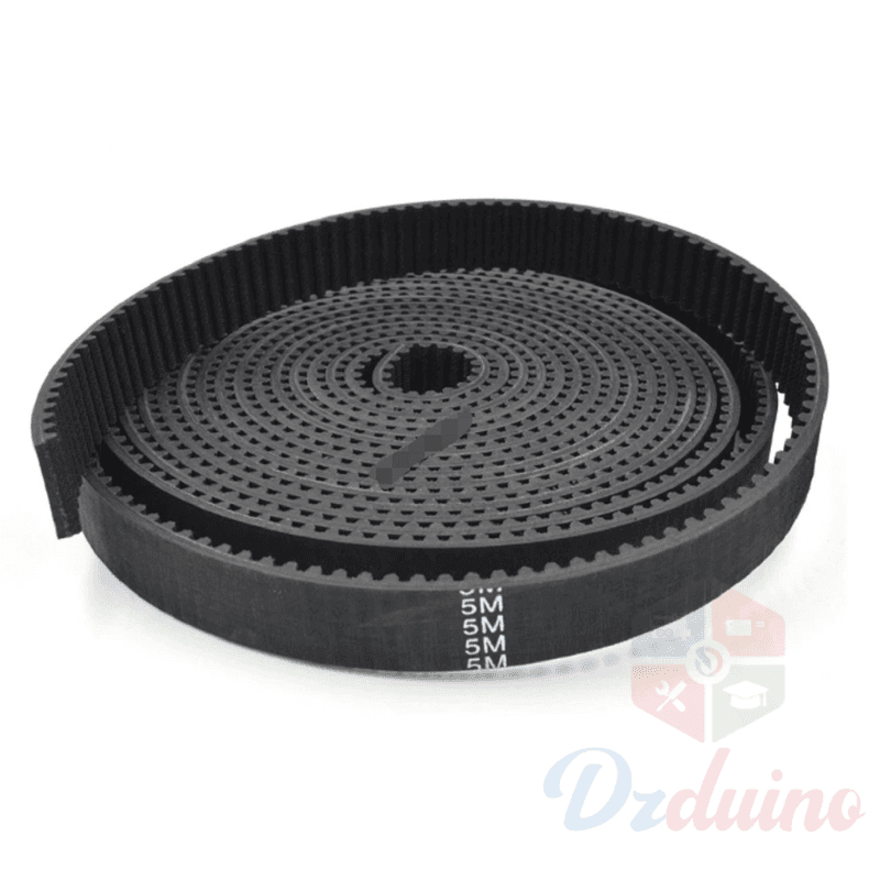 Rubber HTD5M open belt 10mm width — image 1