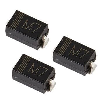 M7 4*2.5MM Chip rectifier diode 1N4007 SMA 1A1000V — image 1