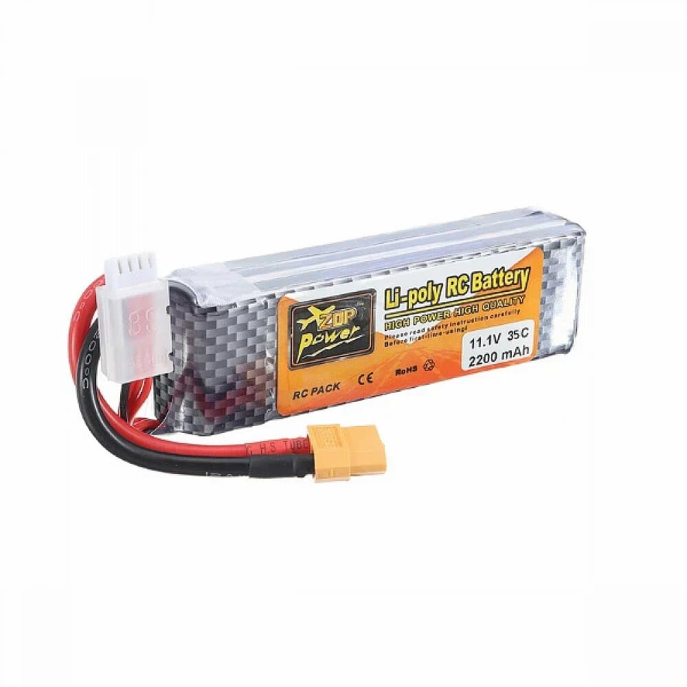 2200mah 11.1v 35C 3S Zop Power Lipo Battery — image 1