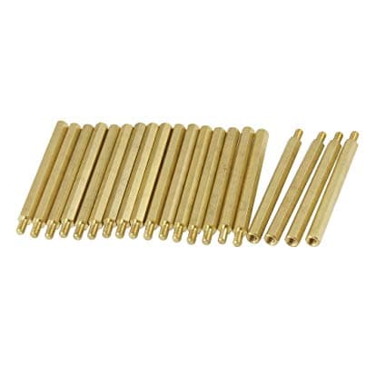 Female to Male Spacer Brass M3*10+6mm — image 1