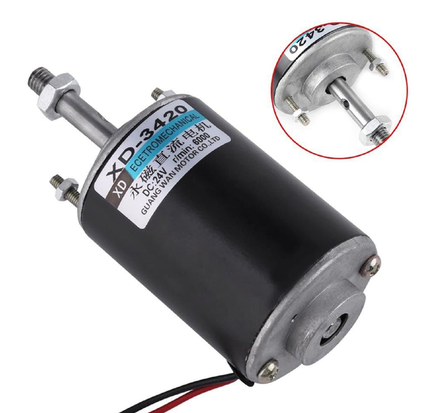 Xd-3420 24V 7000RPM 30W High Speed Cw/Ccw Permanent Magnet DC — image 1