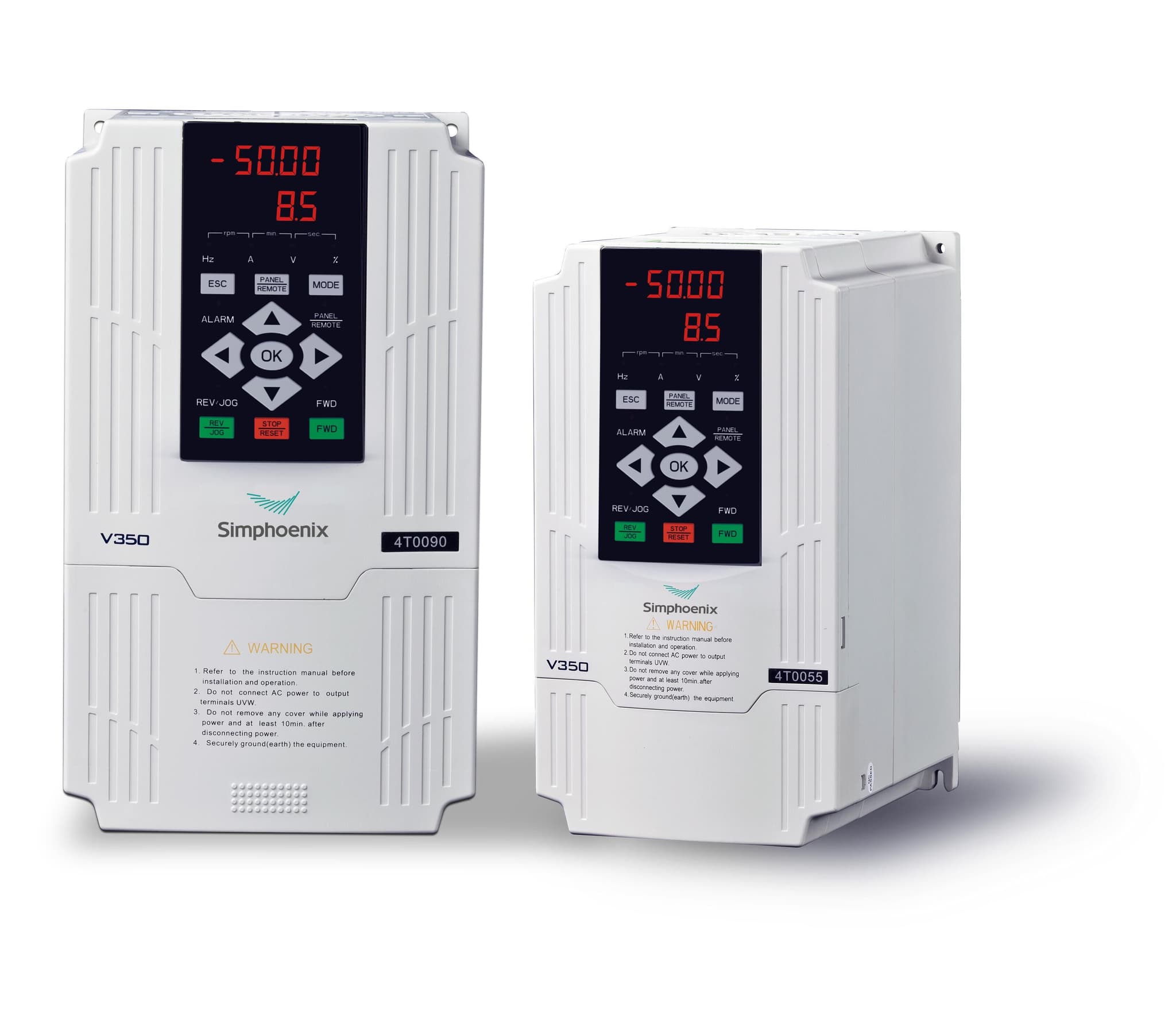 220V 3.7KW E550-2S0040 SIMPHOENIX VFD — image 1