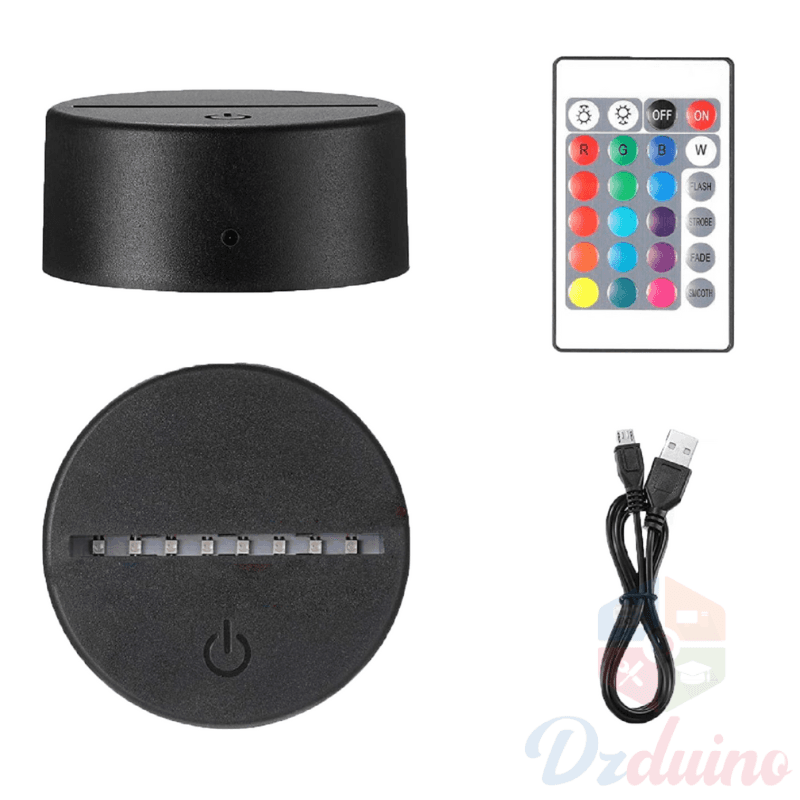 3D LED Lamp Base for Acrylic — image 1