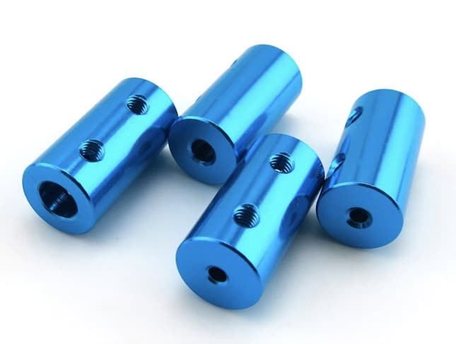Stepper Motor 5x5x25mm  Coupling Coupler (Blue) — image 1
