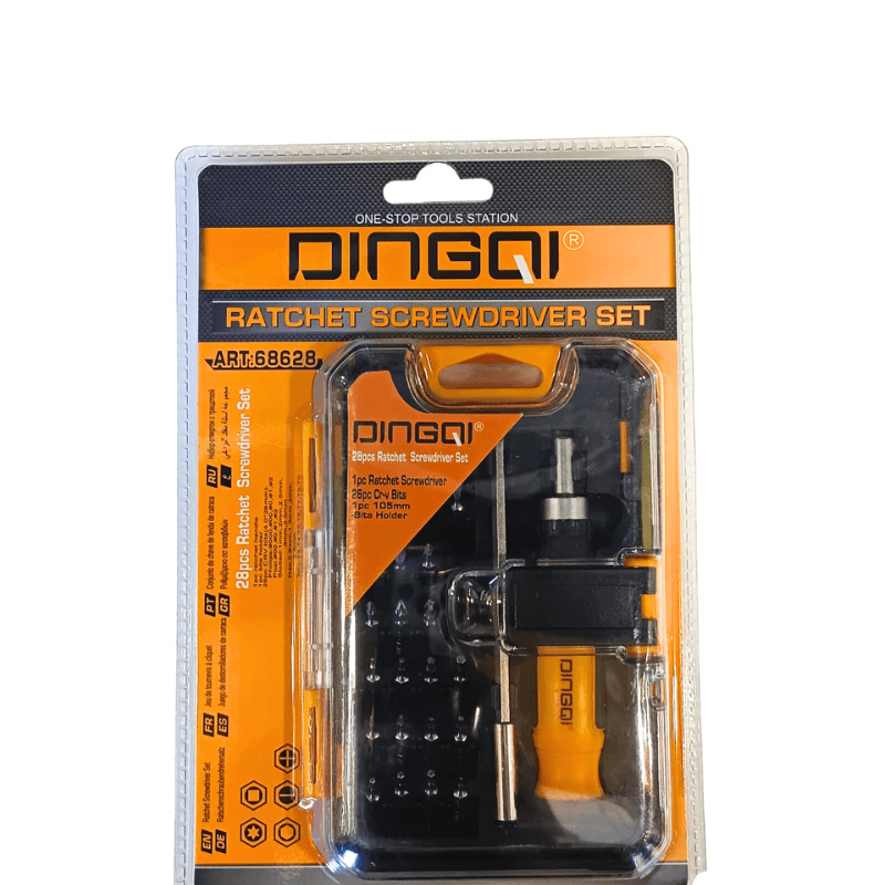 ratchet screwdriver set 28 pcs DINGQI — image 1
