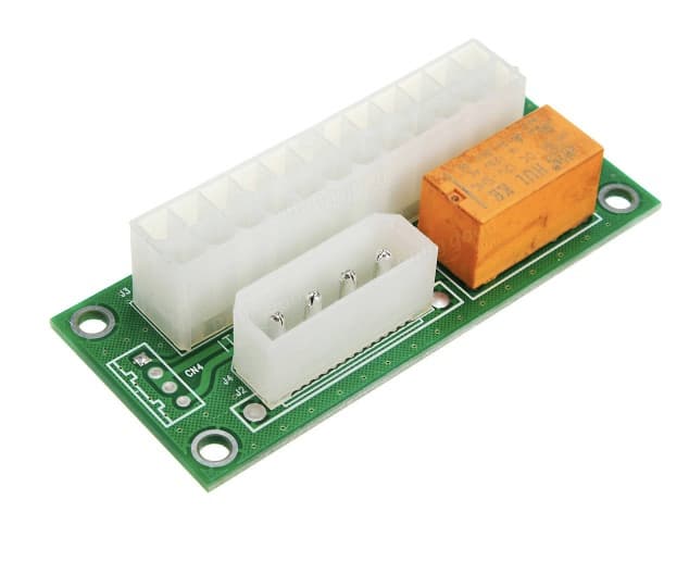 ATX 24Pin Dual PSU Power Supply Sync Starter Extender Cable Connector For BTC Miner Machine   — image 1