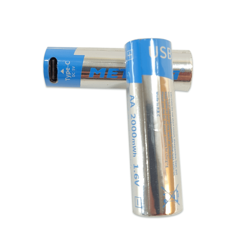 Portable Type C USB Ni-Zn Rechargeable AA Battery 1.6V 2000mWh — image 1