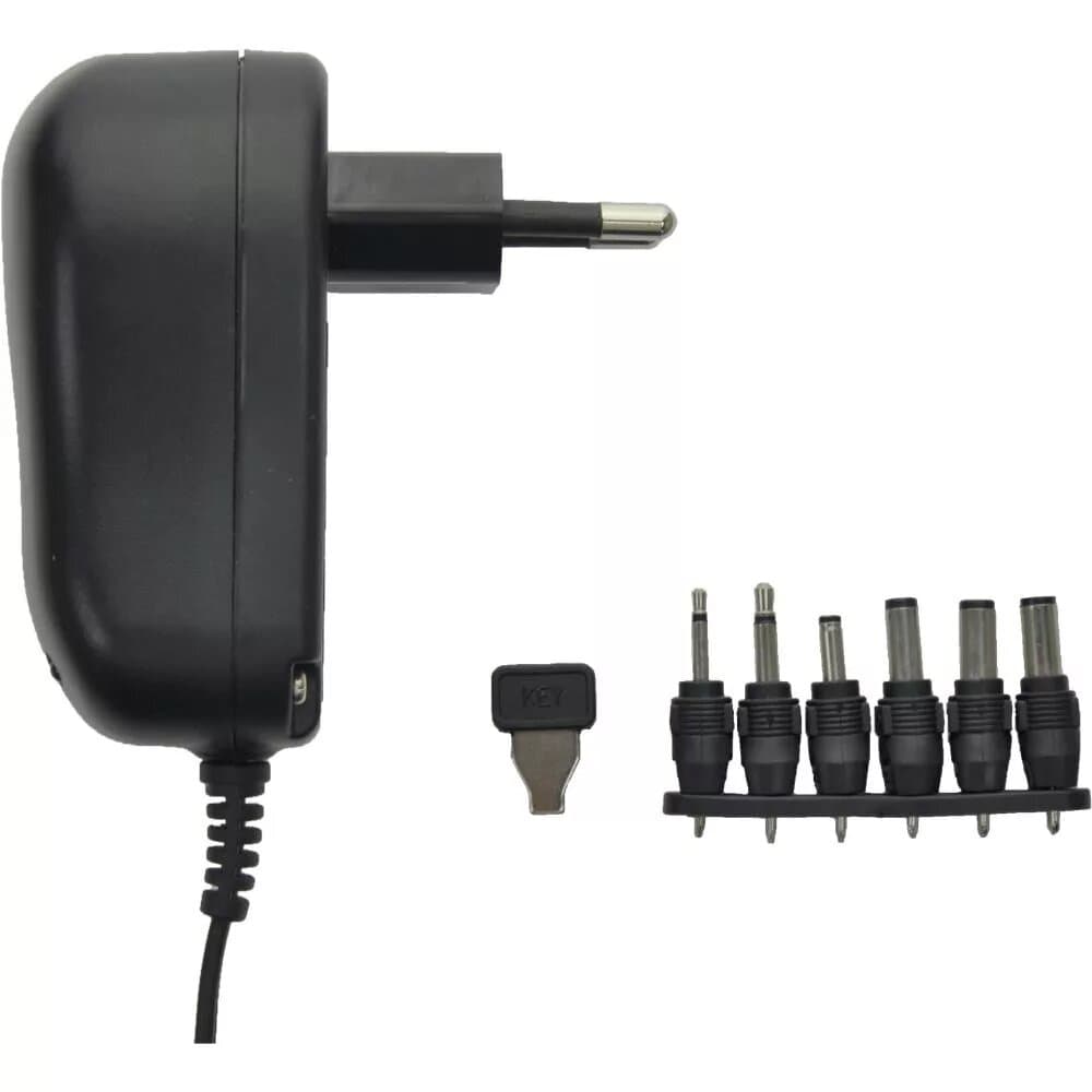 Uniross universal adapter 3-12V, 6 types of connectors 1500mA — image 1