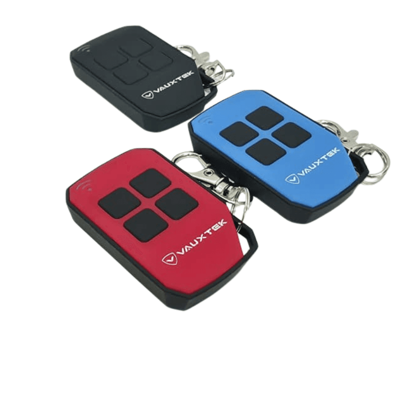 VAUXTEK D4 4-BUTTON REMOTE CONTROL – 433.92 MHZ – BLUE — image 1