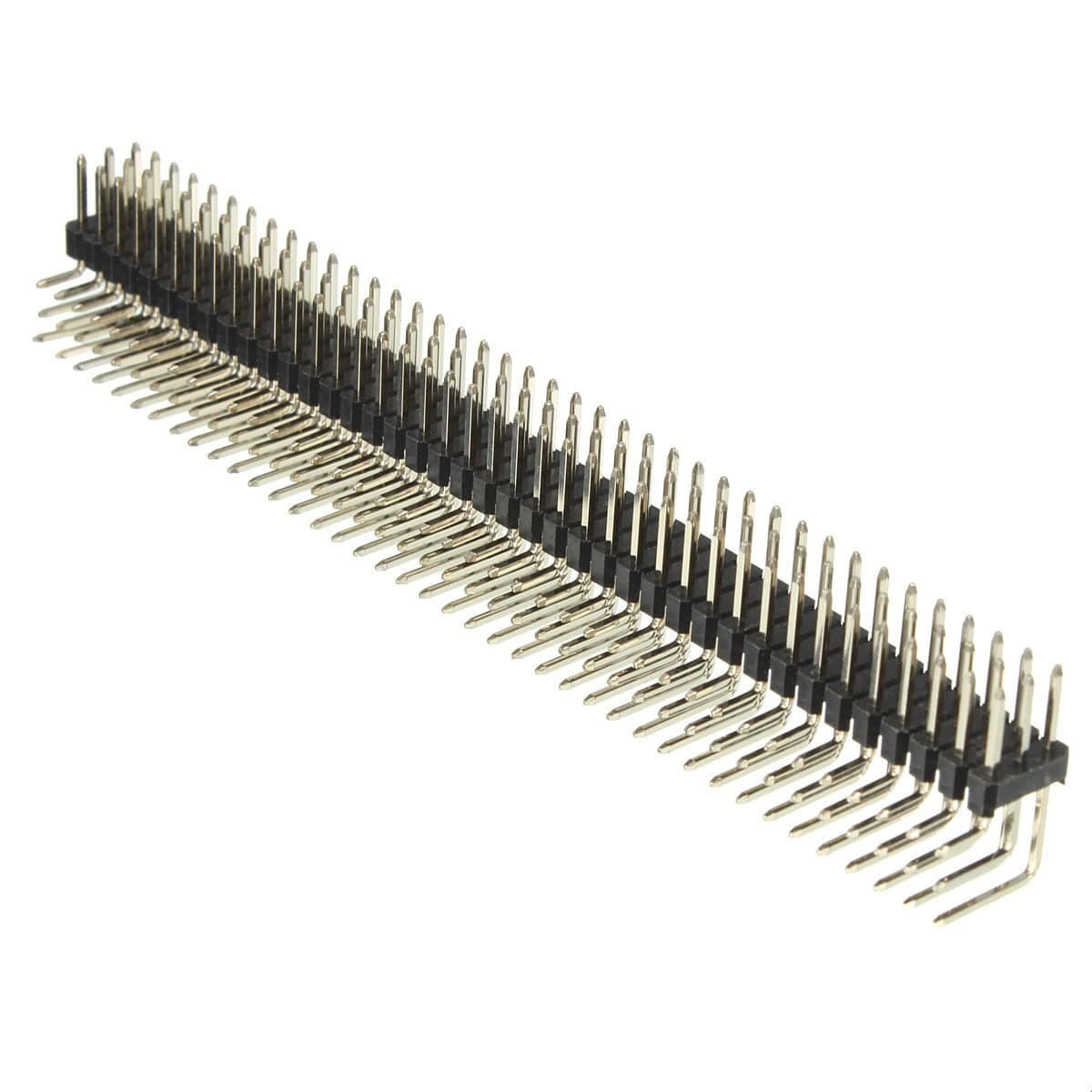 2 Row 40 Pin 2.54mm Pitch elbow Straight Pin Header — image 1