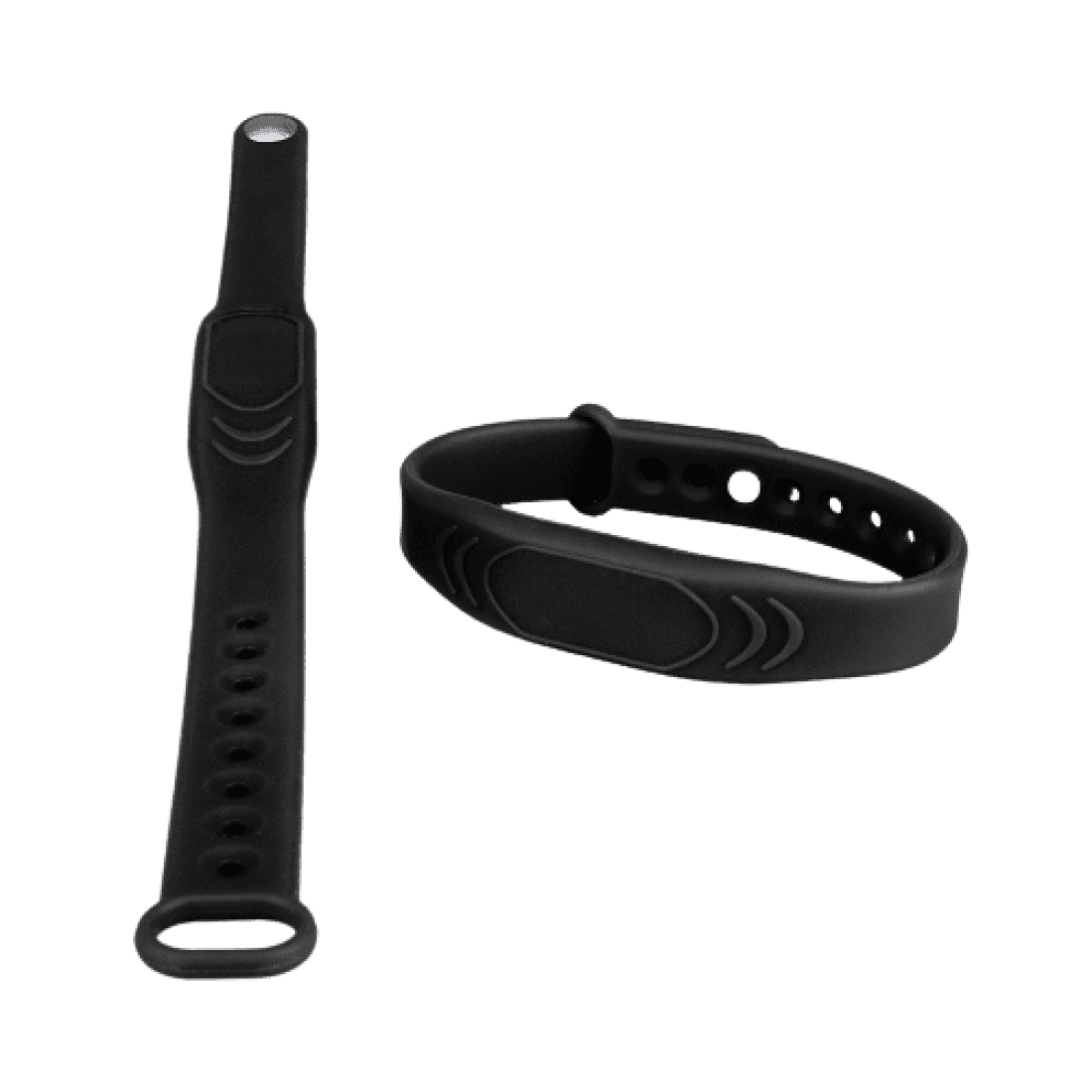 Black waterproof silicone bracelet Mifare 125Khz — image 1