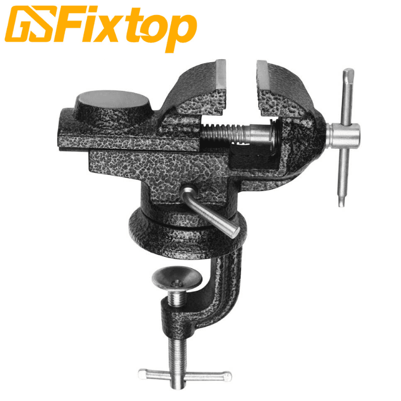 FIXTOP – 50 mm Mechanical Bench Vice with 360° Swivel Base — image 1