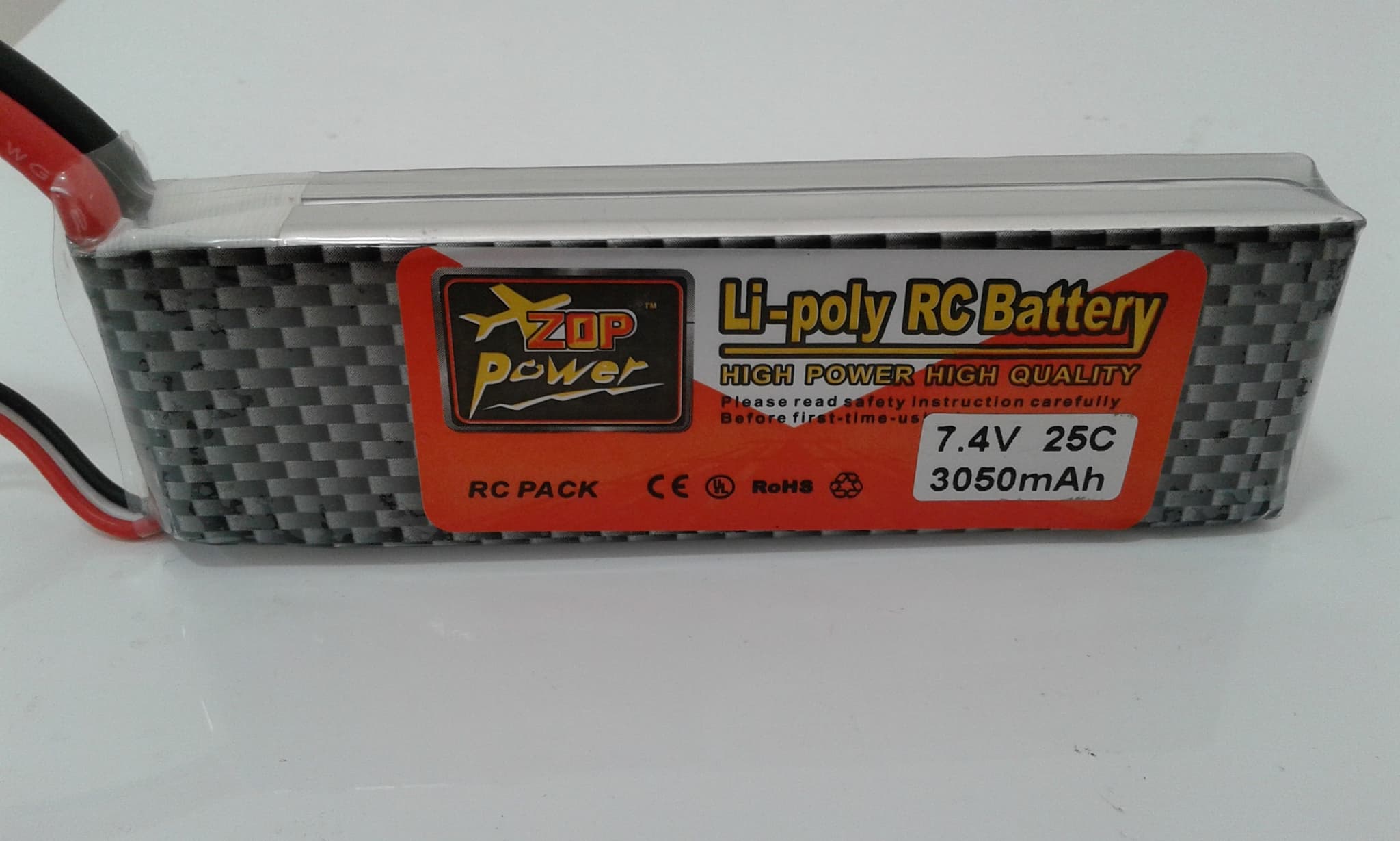 Lipo Battery 7.4V 3000Mah 2S 35C  — image 1