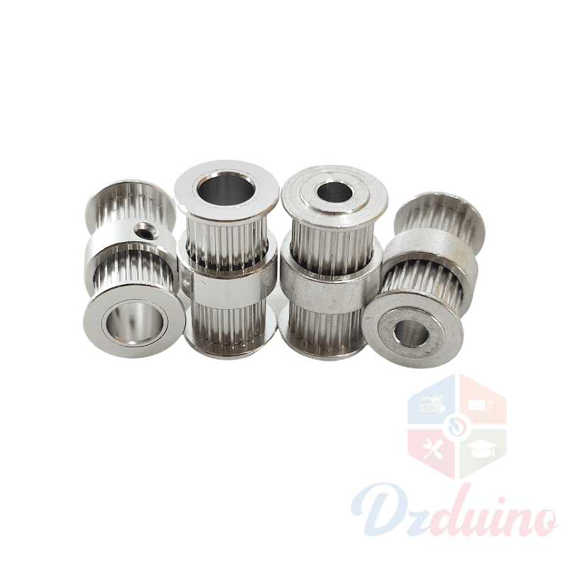 GT2 20-Tooth Dual Pulley for 5mm or 8mm Axe — image 1