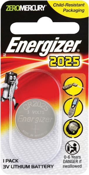 Energizer CR 2025 3V Lithium Battery — image 1