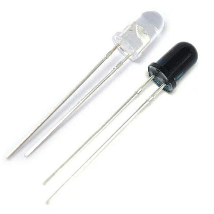 940nm IR Infrared + Receiver LED — image 1