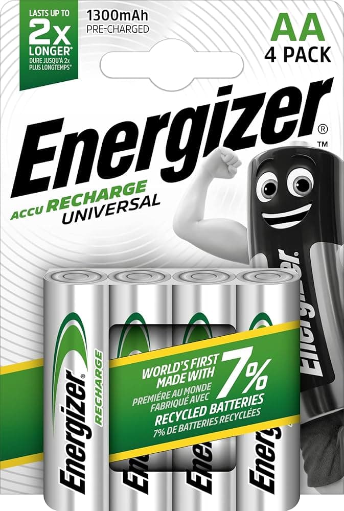 Energizer Power Plus 4XAA Rechargeable Batteries 1300mAh — image 1