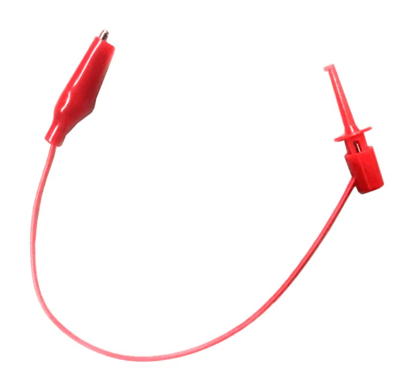20cm Test Cable Alligator to Hook — image 1