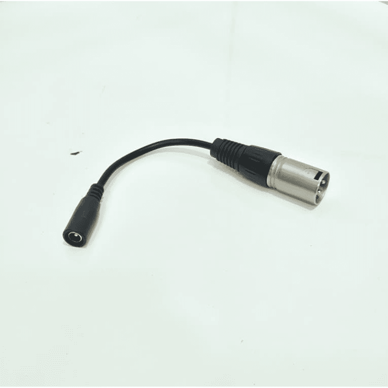 DC 5.5 × 2.1MM FEMALE TO 3-PIN MALE XLR ADAPTER — image 1