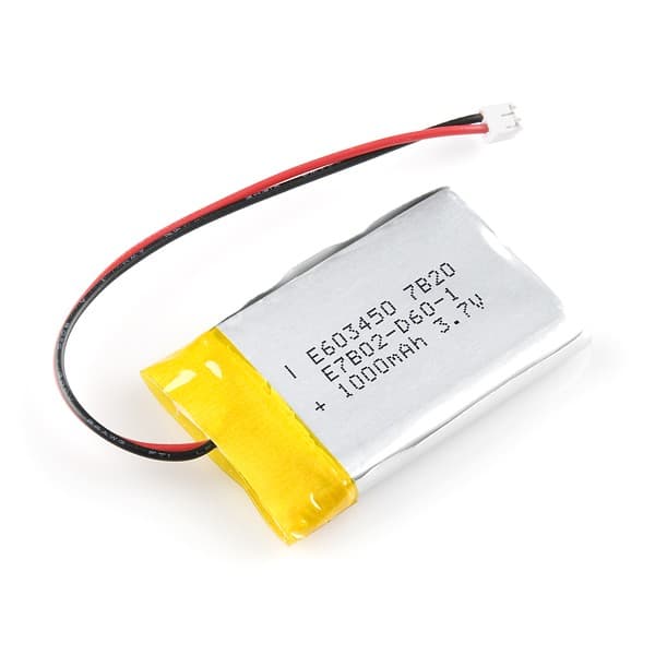 Polymer Lithium Ion Battery - 1000mAh — image 1
