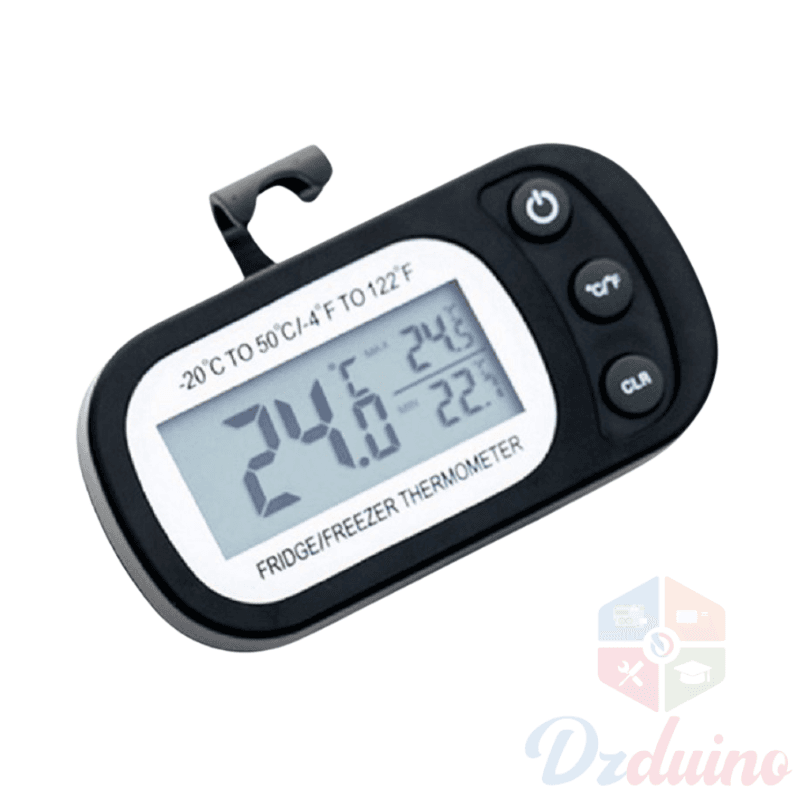 Waterproof Refrigerator Freezer Thermometer with hook — image 1