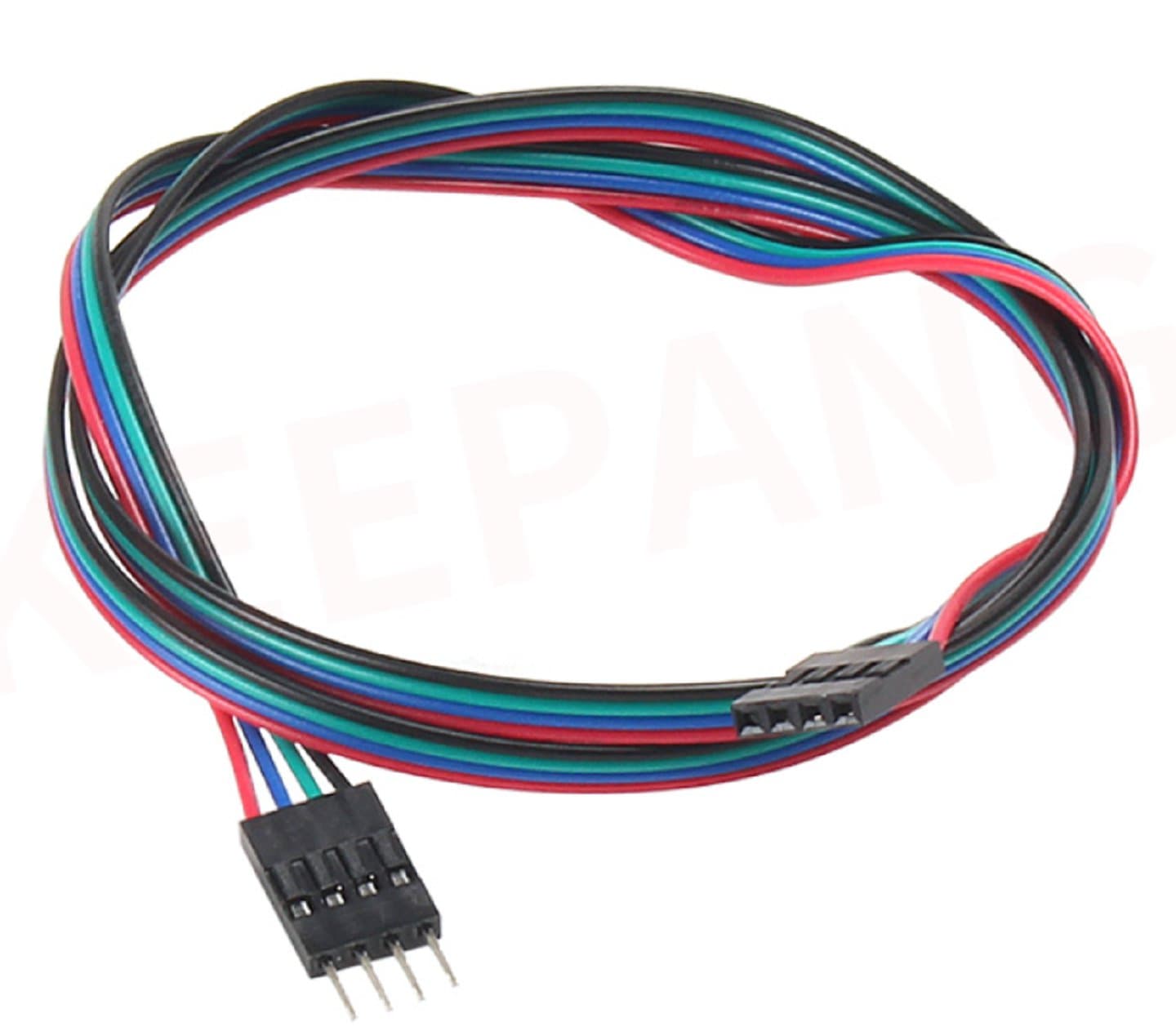 70cm 4P Male to Female XH2.54 Dupont wire — image 1