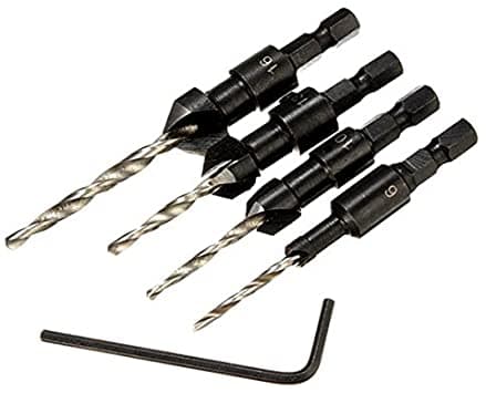 DB-C2 4pcs Carpentry Countersink Drill Bit Set — image 1