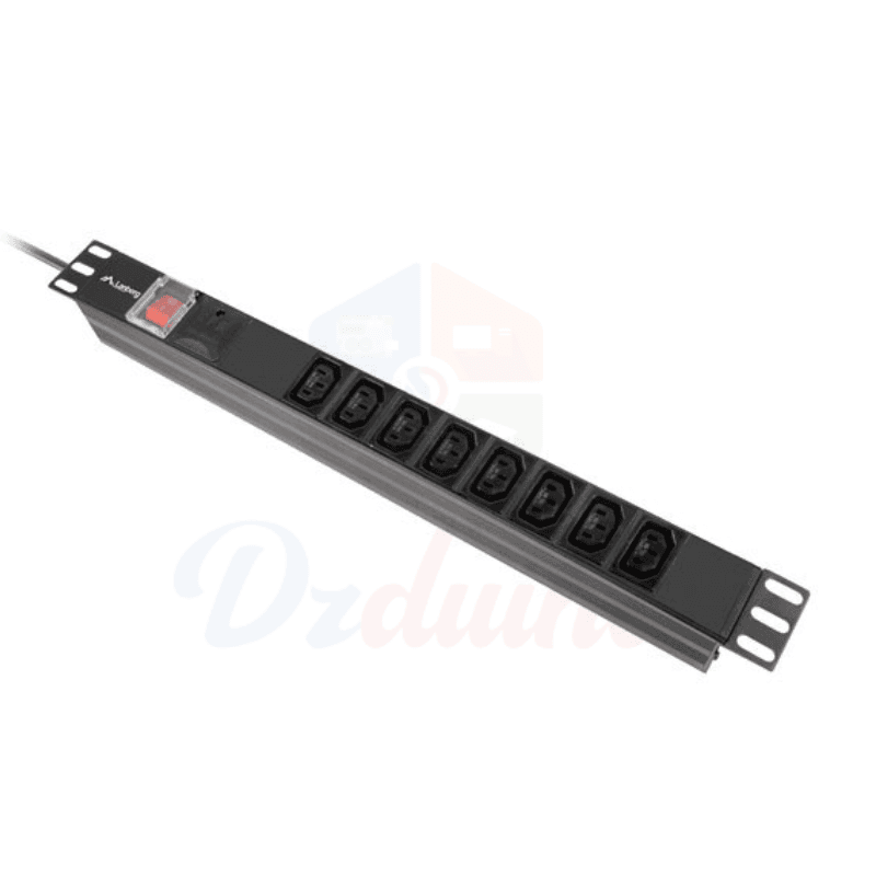 sigma 19"/1u aluminum power strip Black C13 socket — image 1