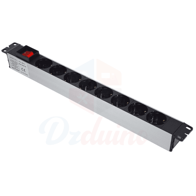 sigma 19"/1u aluminum power strip — image 1