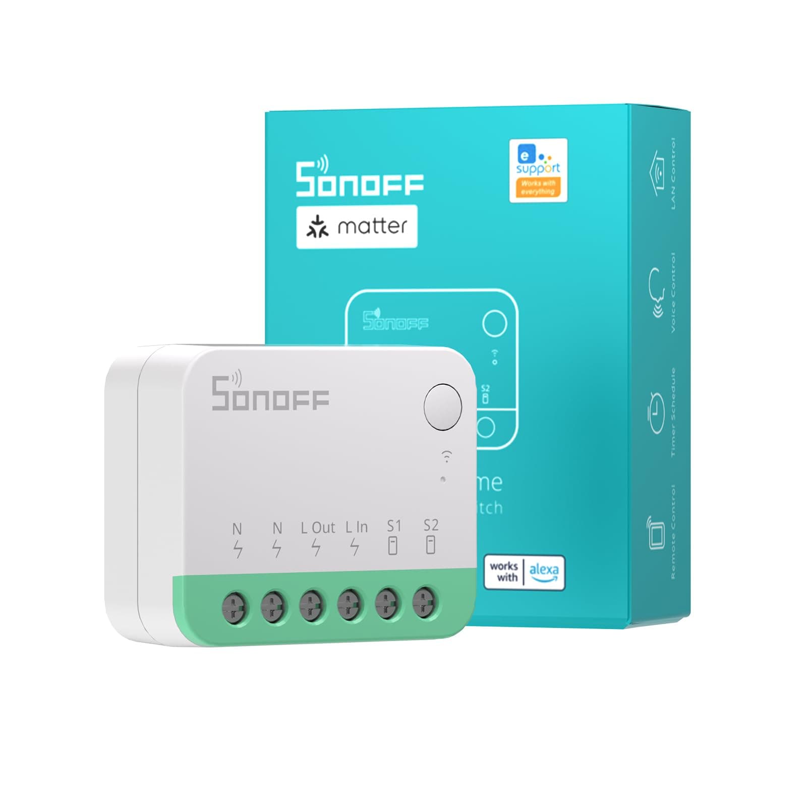 SONOFF MINIR4M MINI Extreme WiFi Smart Home Switch Detach Relay Matter — image 1