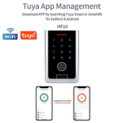 HF10-EM – Wi-Fi Smart Access Control Keypad with Fingerprint &amp; EM RFID Card Reader — image 1