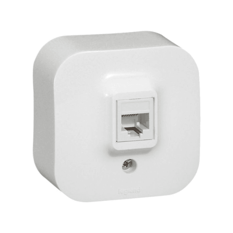RJ45 CAT5E UTP SOCKET WHITE KAST — image 1