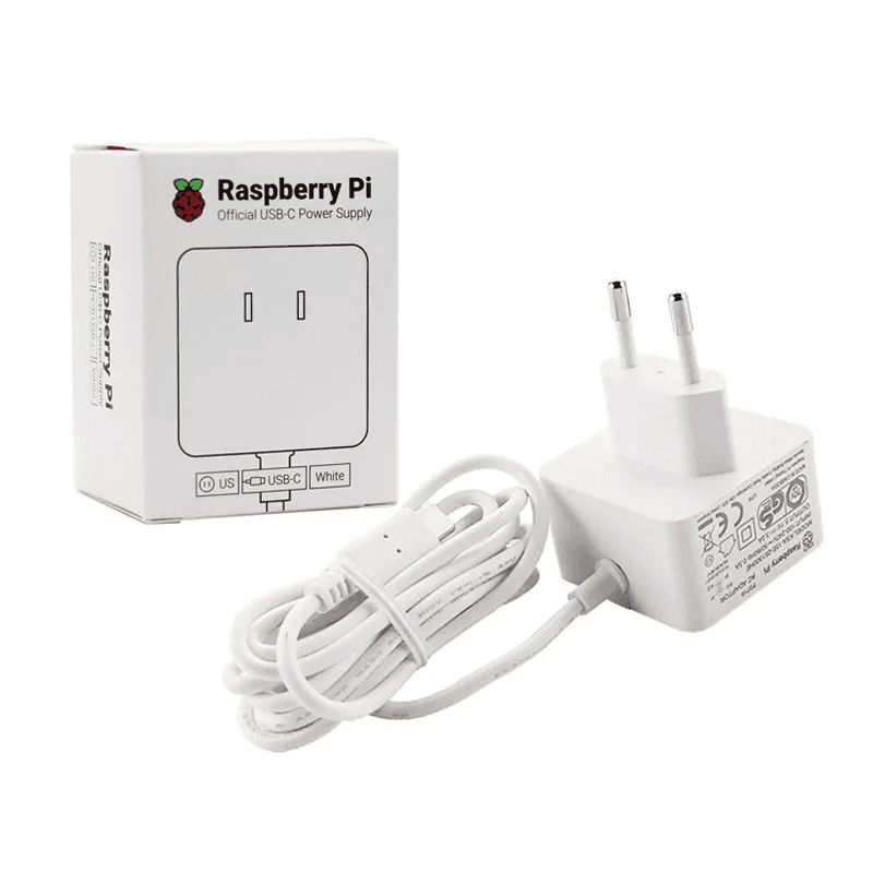 Official Raspberry Pi 4 Power Supply (USB-C) - White — image 1
