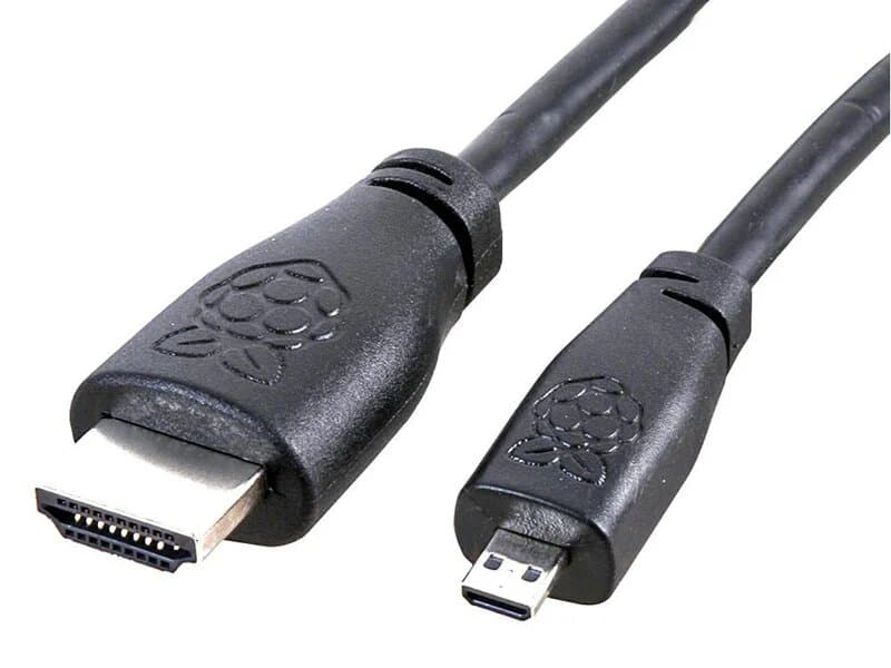 Micro HDMI to Standard HDMI (A/M) Cable - 1M — image 1