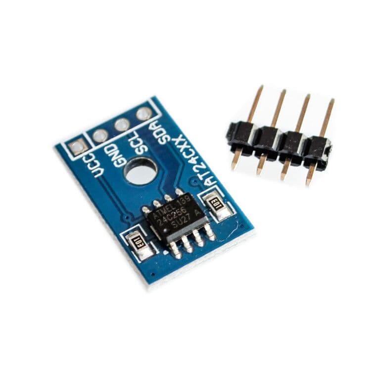 AT24C256 2ECL IIC/I2C Serial Interface Port EEPROM Memory Module 3.3-5V — image 1
