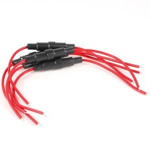 24cm 5x20 Fuse Holder Case with 22AWG Wire Cable — image 1