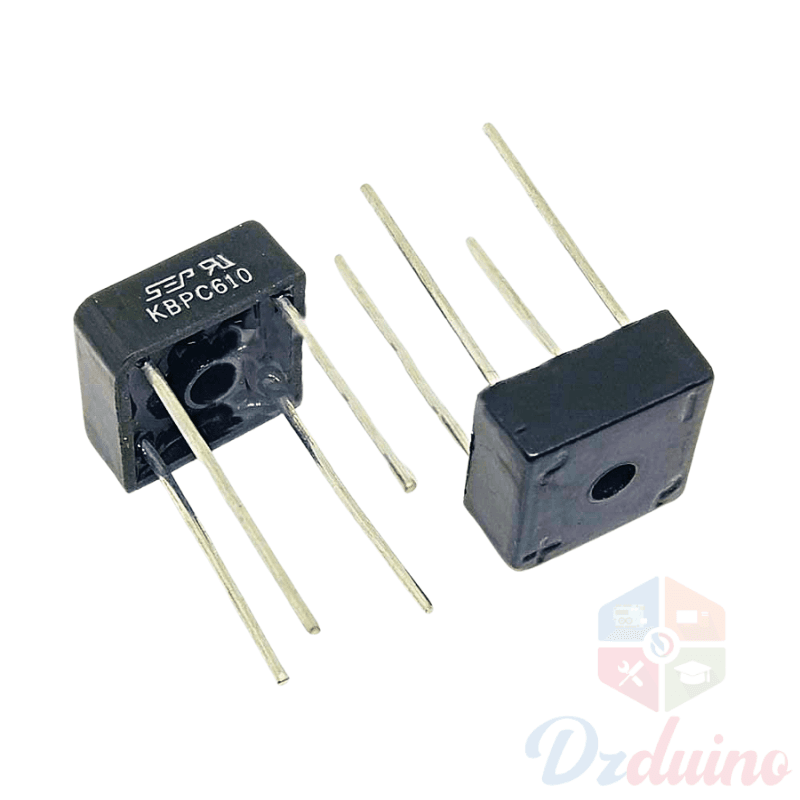 Diode bridge rectifier KBPC610 6A 1000V — image 1
