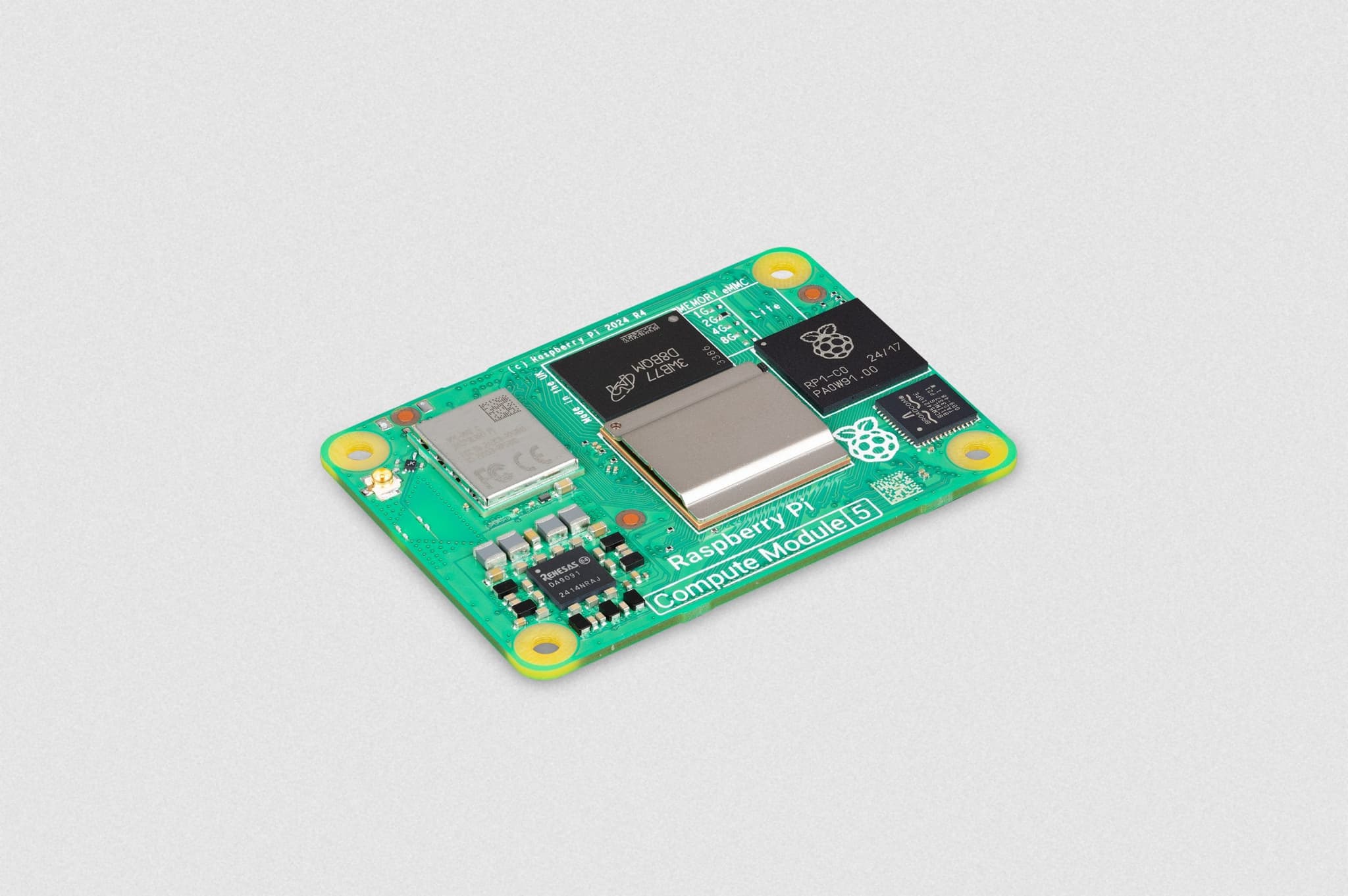 Raspberry Pi Compute Module 5 4GB Non-Wireless 16GB eMMC — image 1