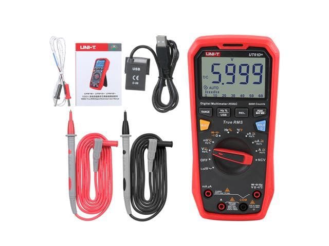 UT61D+ Digital Multimeter True RMS Test Unit DC AC 1000V  — image 1