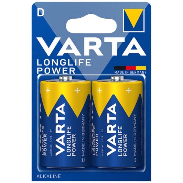 Varta Longlife Power D Batteries LR20 MN1300 Alkaline 1.5V — image 1
