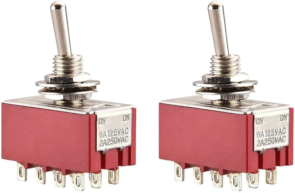 MTS-402 Toggle Switch 12 Pin 2 Position — image 1