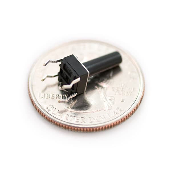 Mini Push Button Switch - 6X6X12mm 4pin — image 1