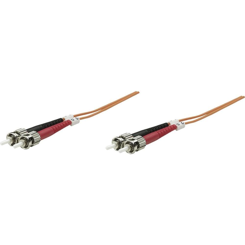 Fiber Optic, Multimode ST/ST, 50/125 µm, OM2, 3.0 m Orange — image 1
