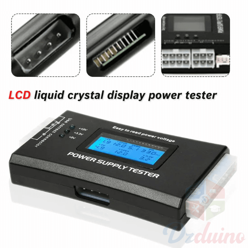 ATX Power supply tester with LCD screen — image 1