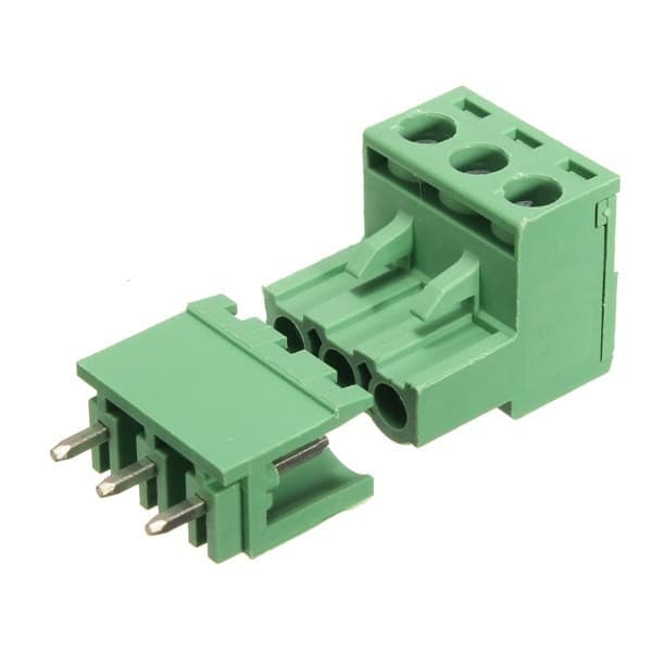 5.08mm Right Angle Screw Terminal block - 3 pin — image 1