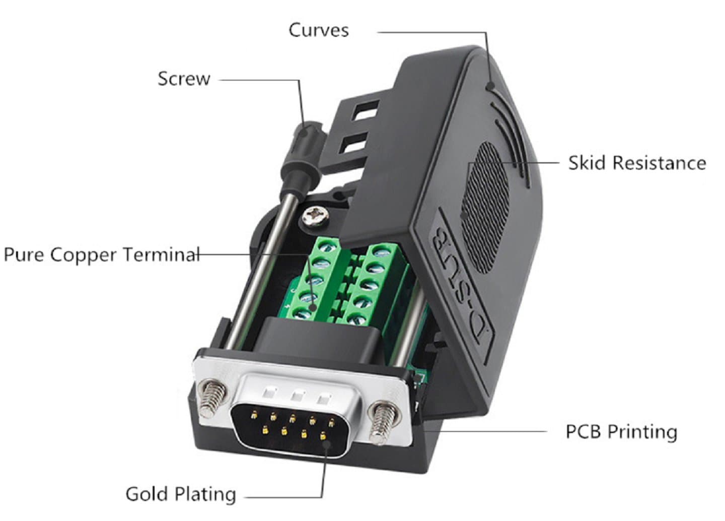 DB9 Connector RS232 Male /Female — image 1
